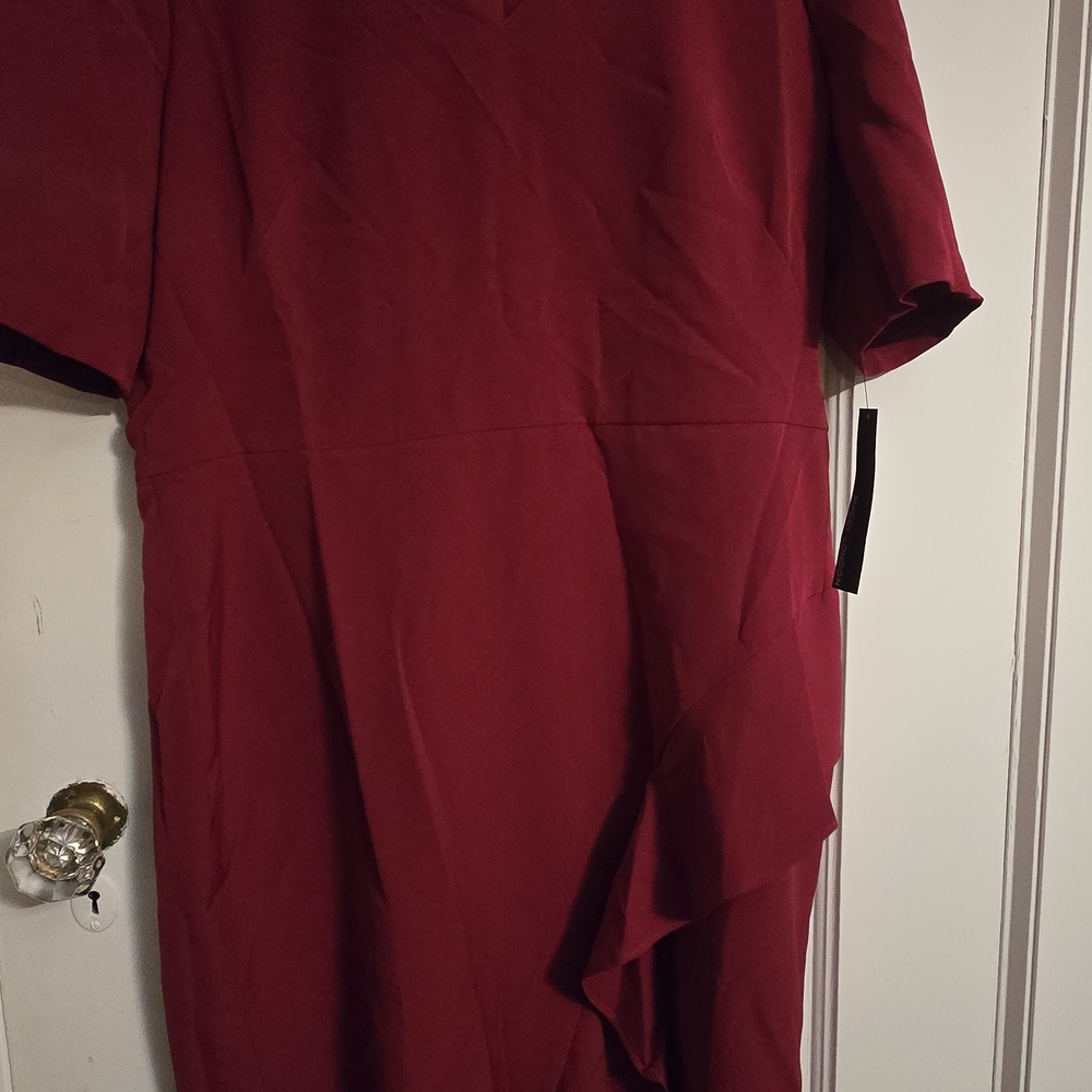 Maggy London Red Wine Dress